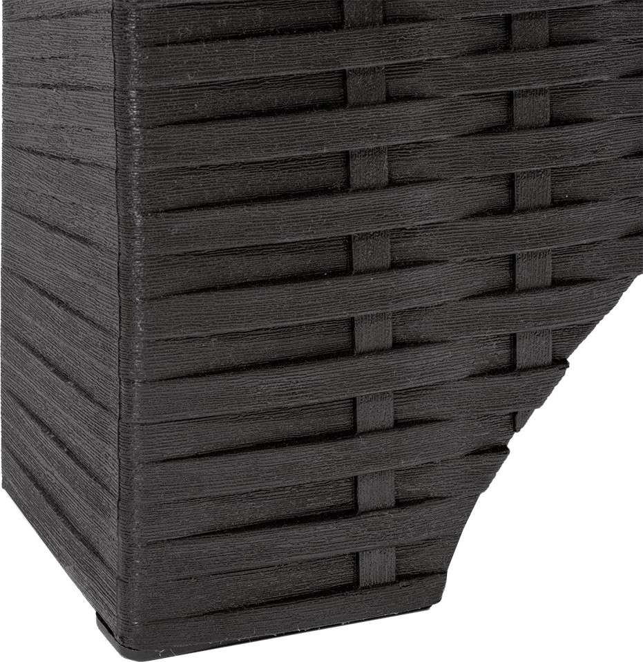 Шезлонг Ellastik Plast Rattan (антрацит) — фото 5