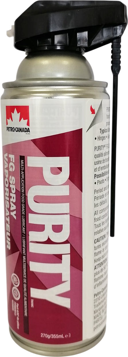 Средство для очистки капучинатора Petro-Canada Purity FG Spray Aerosol / PFMUB12 (335мл)