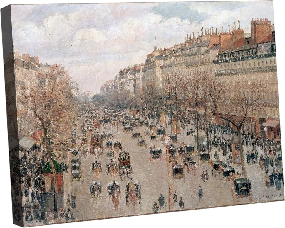Картина Citydecor Бульвар Монмартр. Камиль Писсарро / 2.125 (60x70)