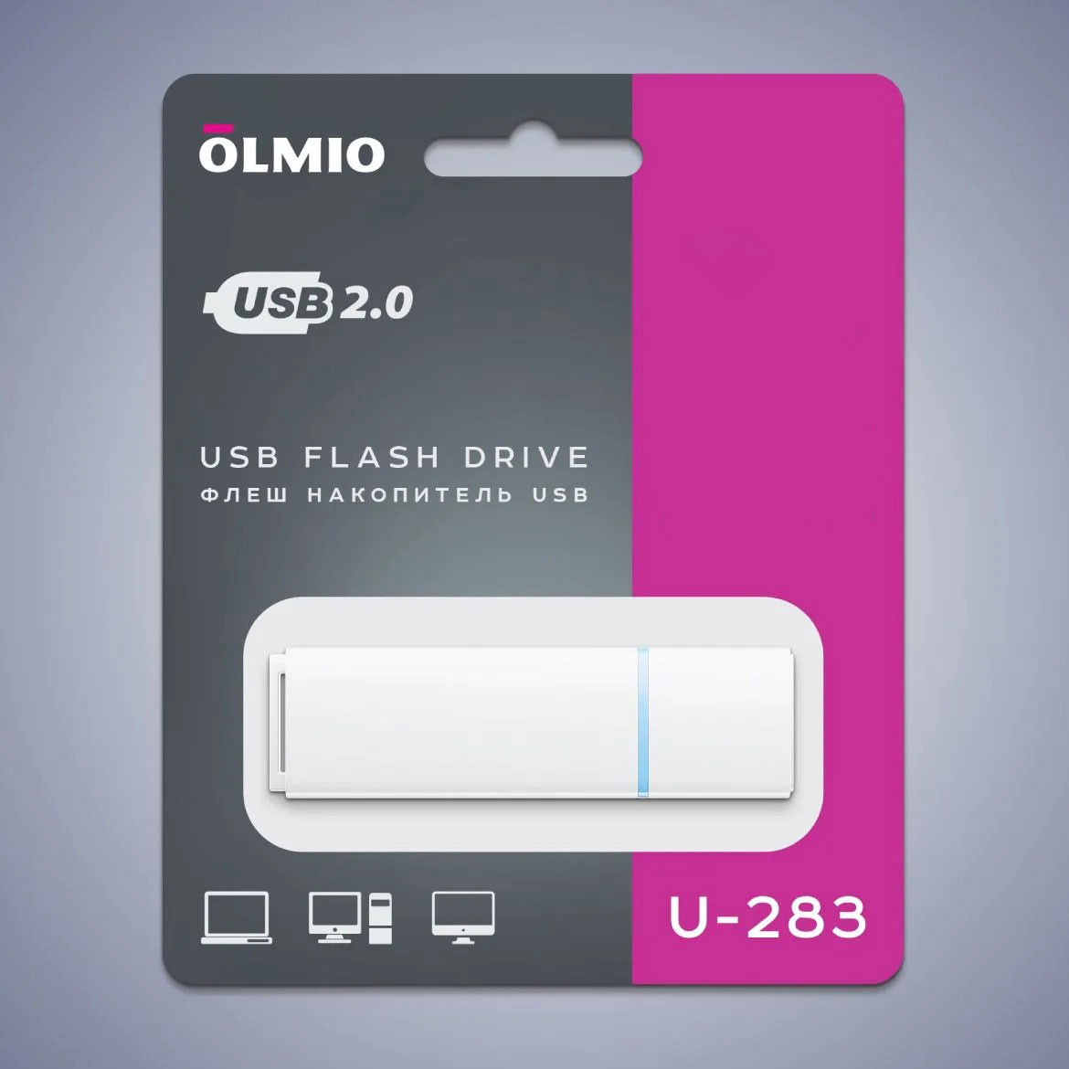 USB flash накопитель Olmio U-283 64GB USB2.0 — фото 3