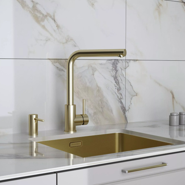 Дозатор встраиваемый в мойку Paulmark Stork D006-LG (светлое золото) — фото 3