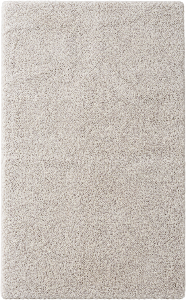 Ковер LAXMI Fluffy 01 прямоугольник (3x4, White)