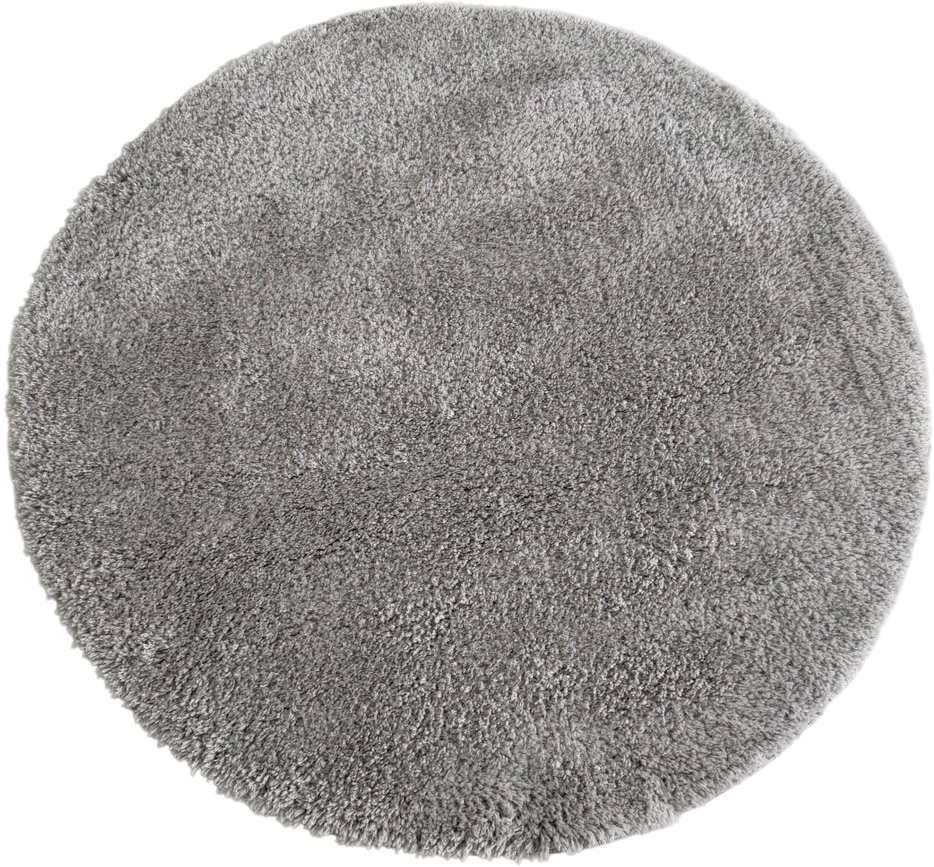 Коврик LAXMI Fluffy 01 круг (1.6x1.6, Light Grey)