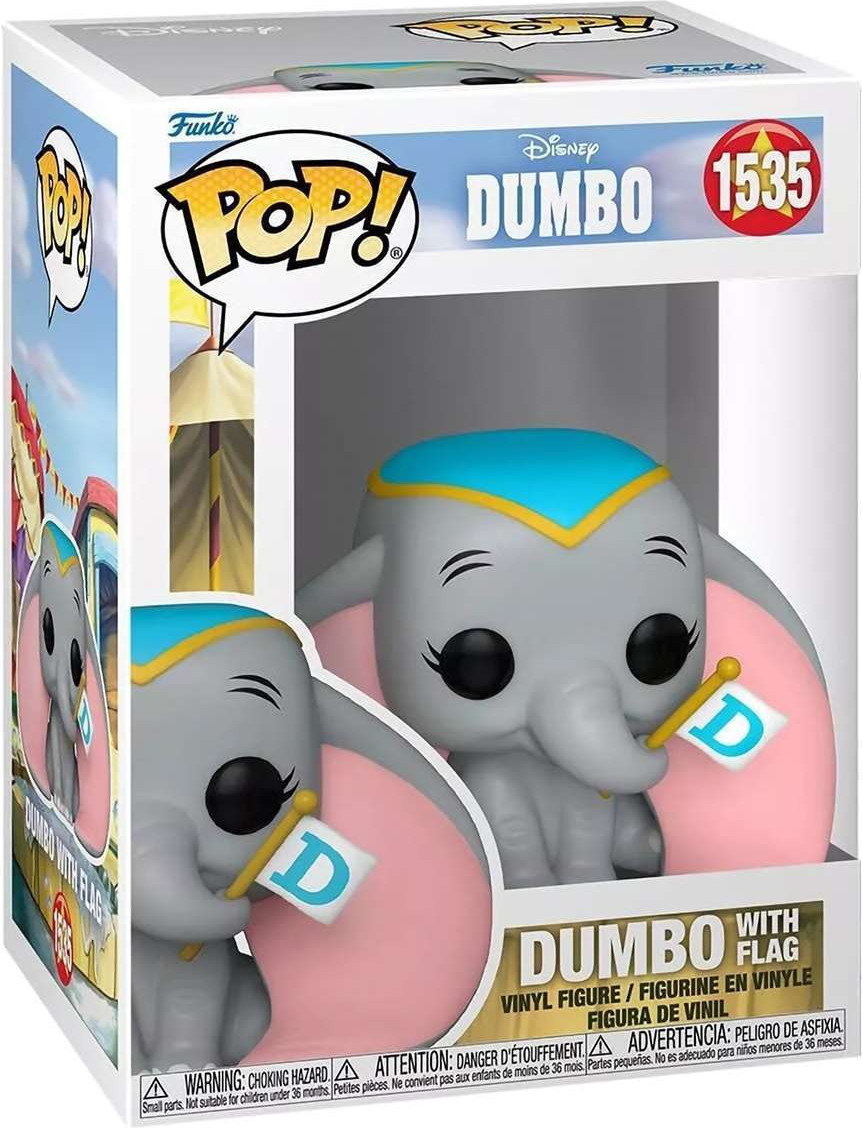 Фигурка коллекционная Funko POP! Disney. Dumbo S3. Dumbo w/Flag / Fun80207 — фото 2
