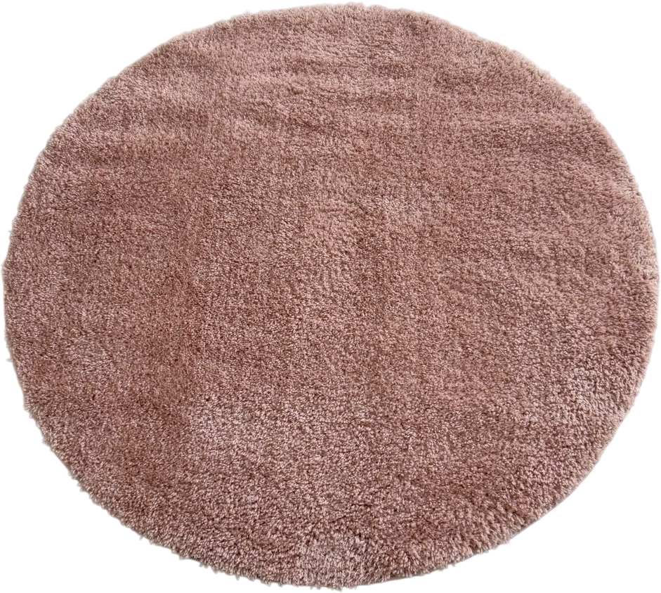 Ковер LAXMI Fluffy 01 круг (2.4x2.4, Blush)