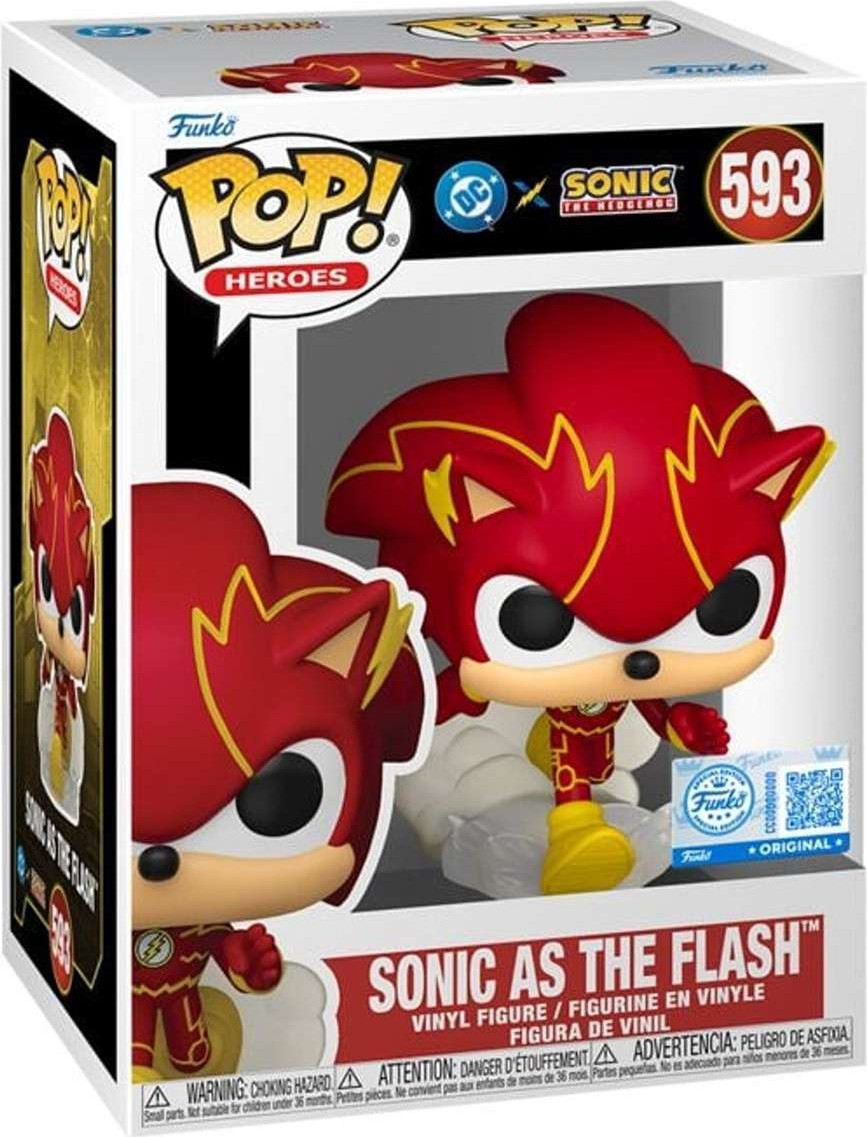 Фигурка коллекционная Funko POP! DC x Sonic The Hedgehog. Sonic As The Flash / Fun88905 — фото 2