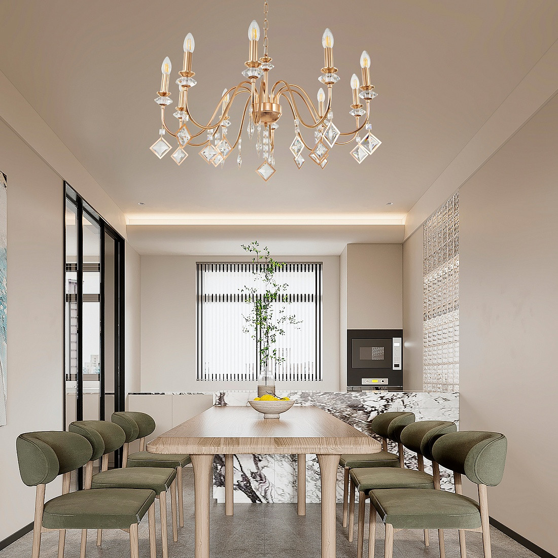 Люстра Arte Milano 342101/10 FGD — фото 2