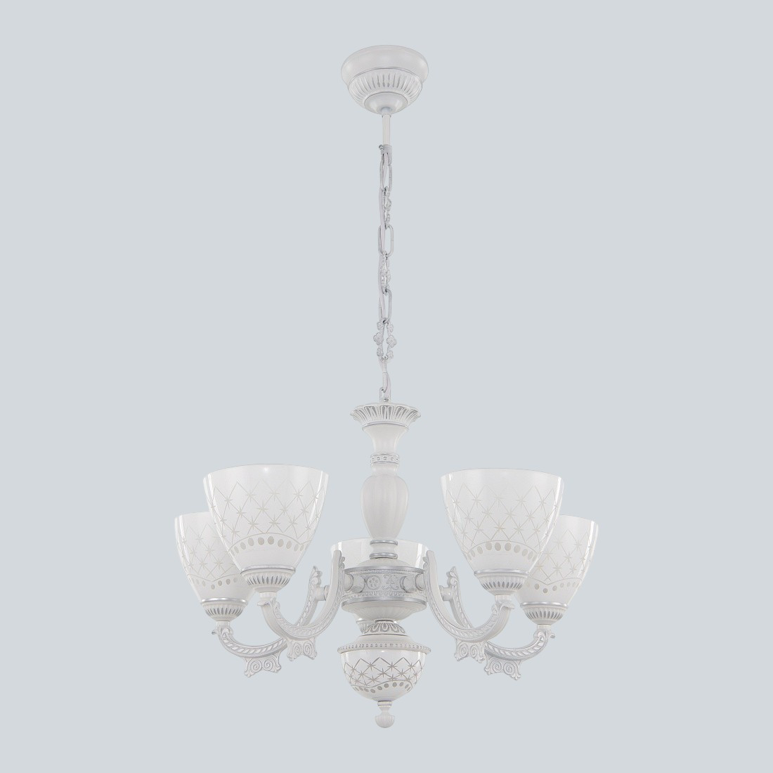 Люстра Arte Milano 343837/5 WT+SL