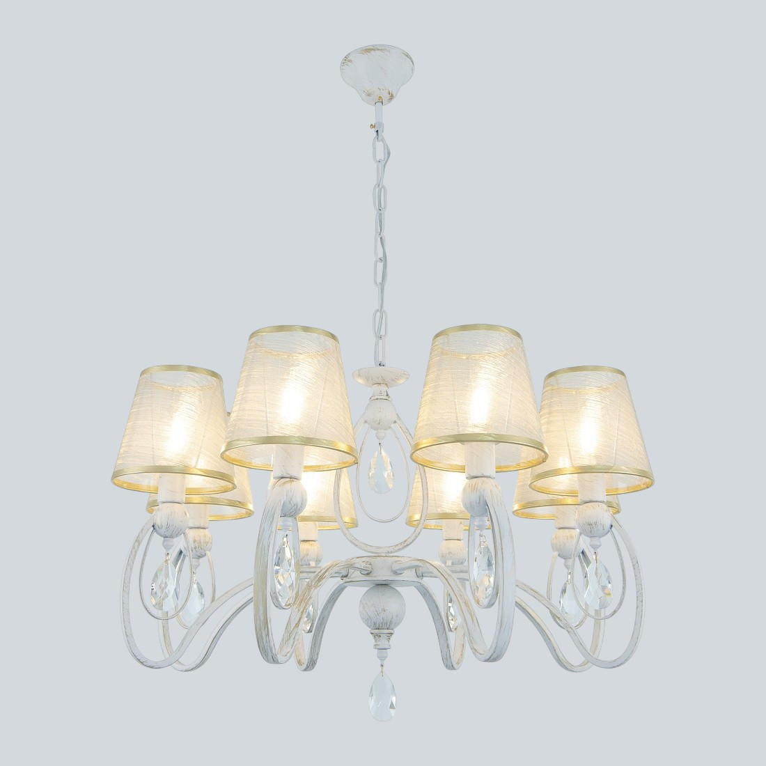 Люстра Arte Milano 347203/8 WT+G