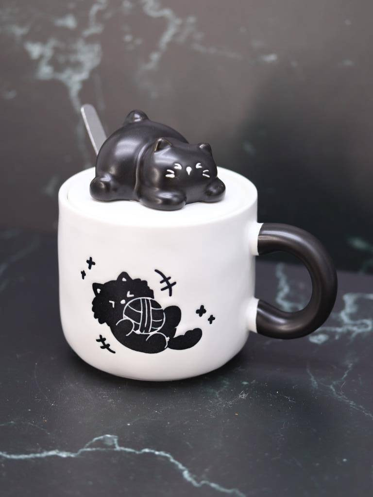 Кружка ILikeGift Игривый кот / QY-2076-01 — фото 3