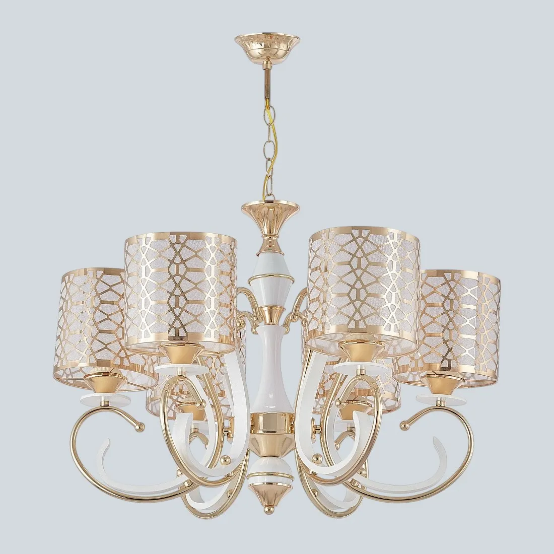 Люстра Arte Milano Florentia-1237 / 301237/6 Wh/Gd
