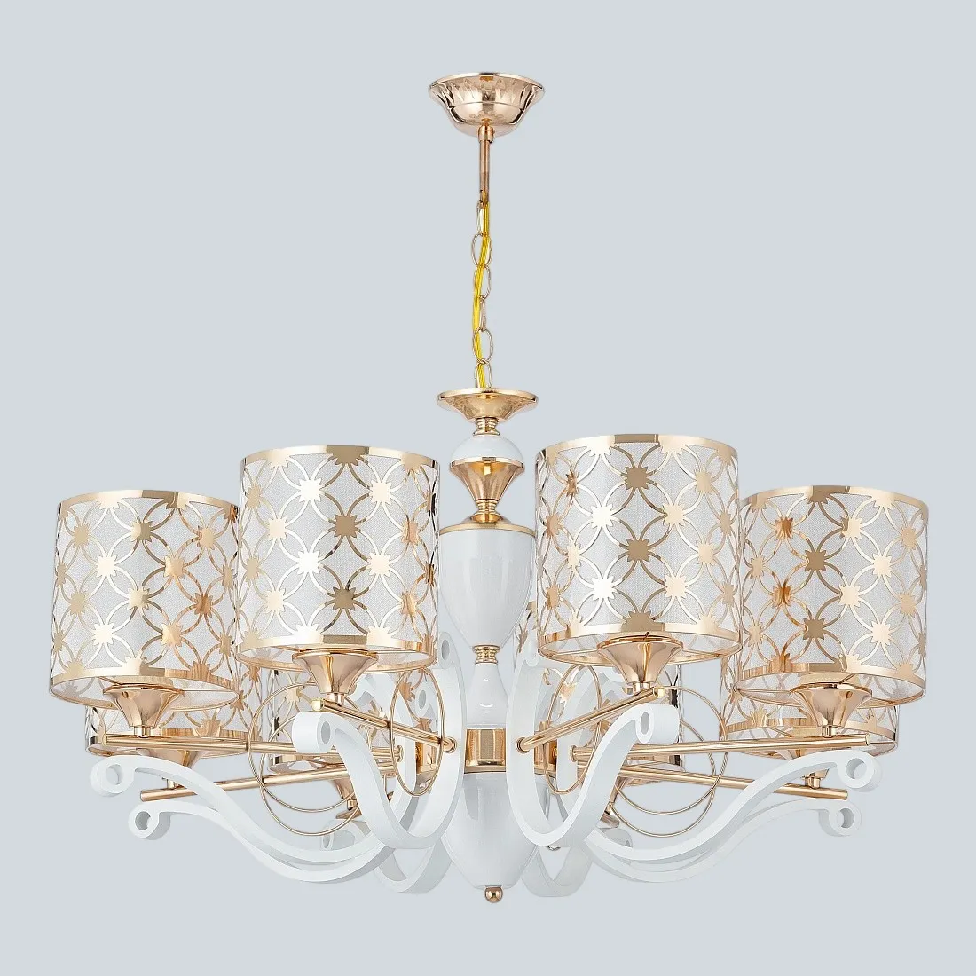 Люстра Arte Milano Florentia-3097 / 303097/8 Wh/Gd