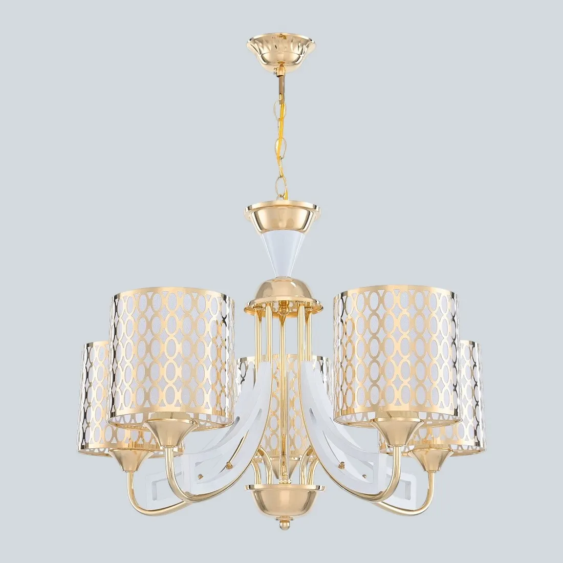 Люстра Arte Milano Florentia-3387 / 303387/5 Wh/Gd