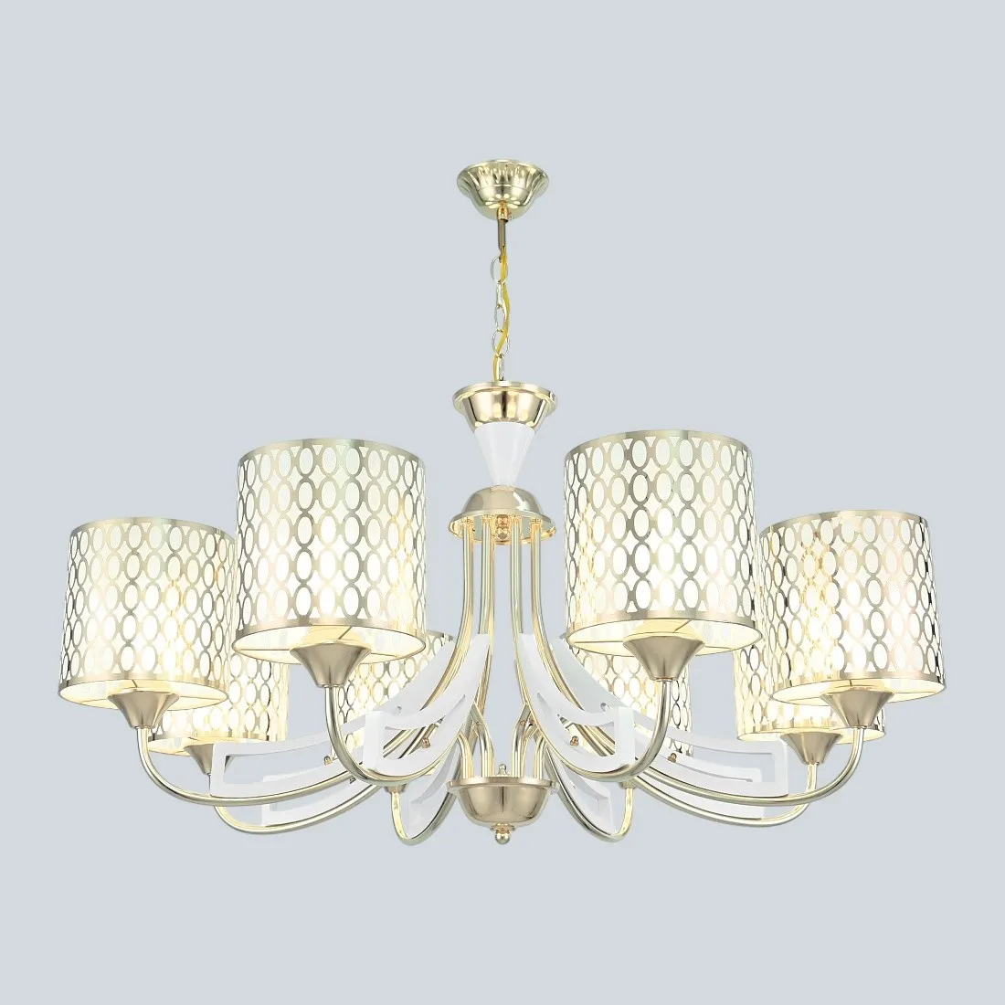Люстра Arte Milano Florentia-3387 / 303387/8 Wh/Gd