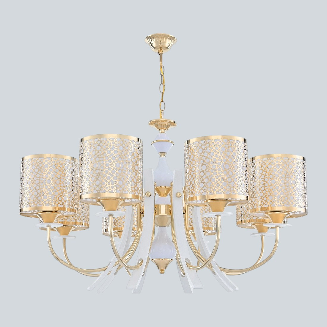 Люстра Arte Milano Florentia-6067 / 306067/8 Wh/Gd