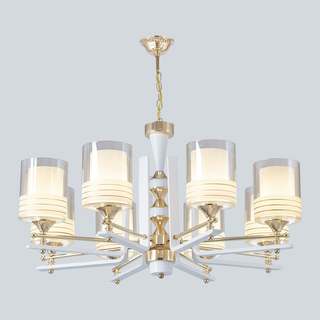 Люстра Arte Milano Florentia-6087 / 306087/8 Wh/Gd