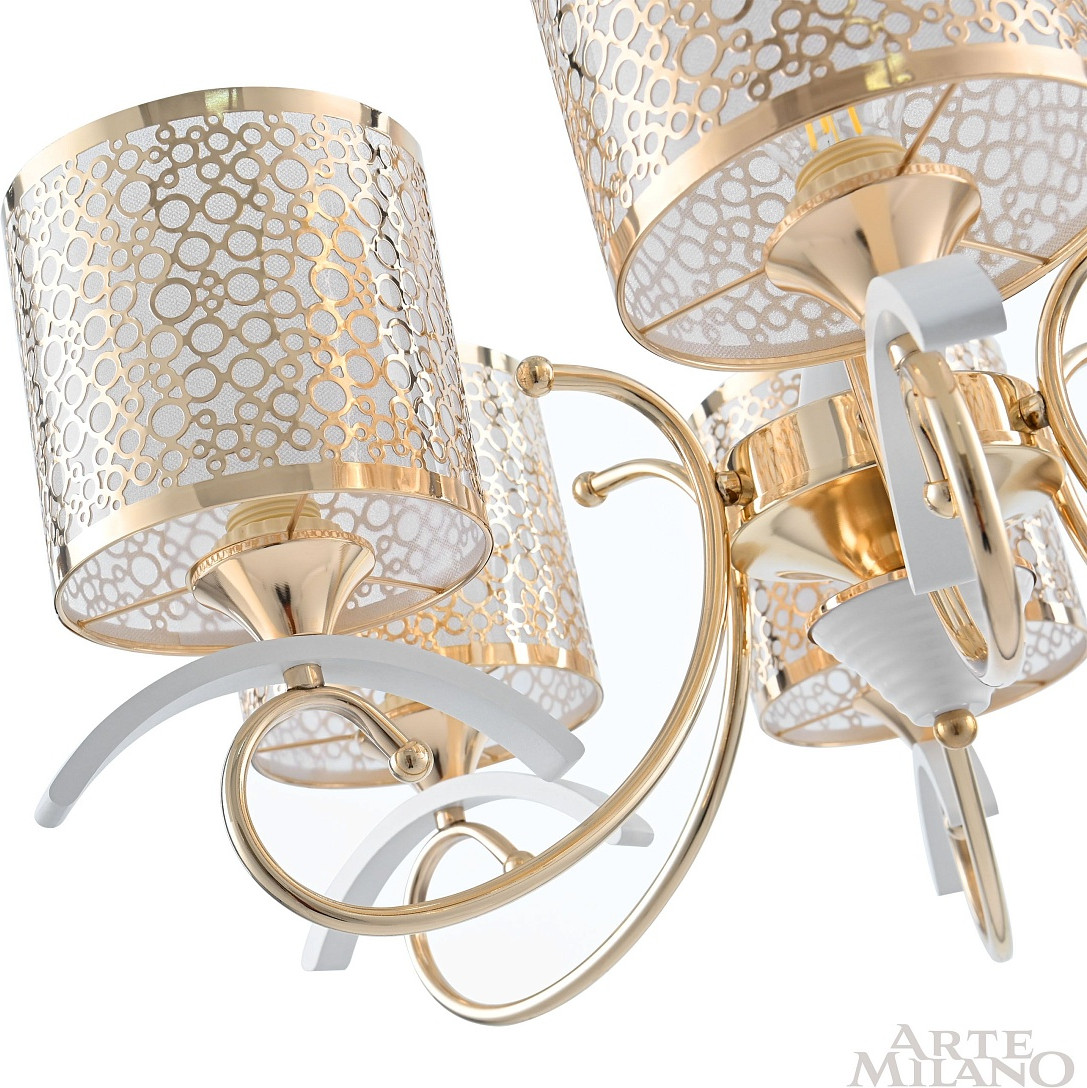 Люстра Arte Milano Florentia-9787 / 309787/5 Wh/Gd — фото 4