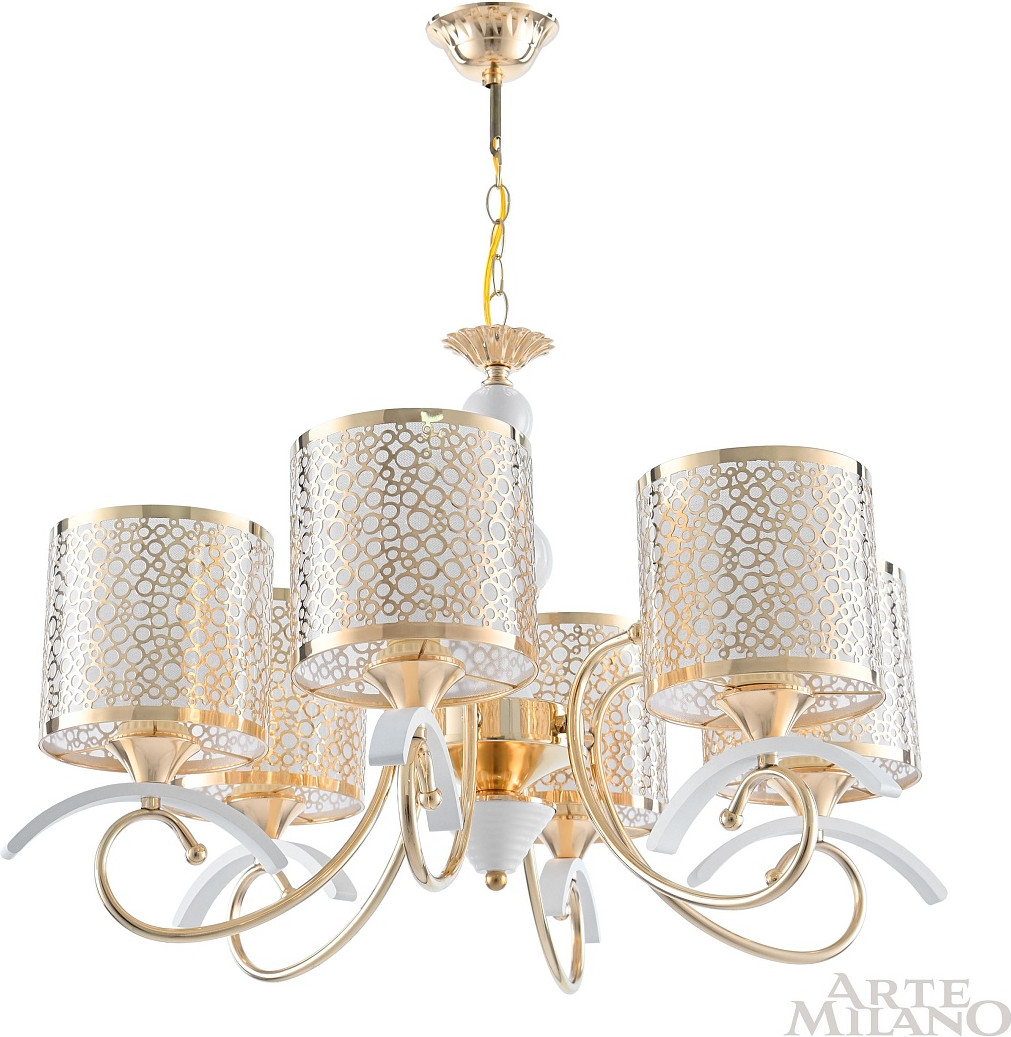 Люстра Arte Milano Florentia-9787 / 309787/6 Wh/Gd — фото 4