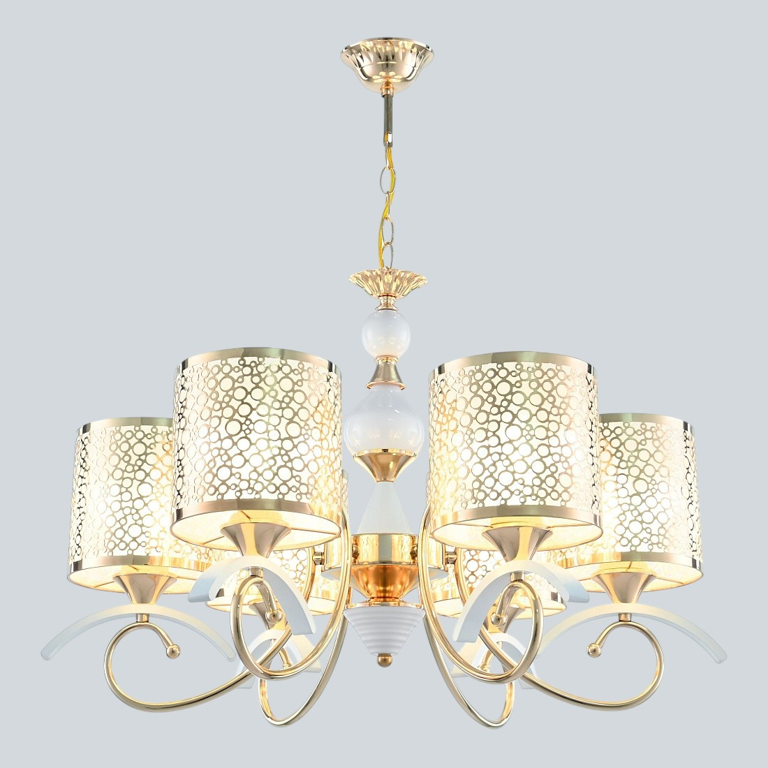 Люстра Arte Milano Florentia-9787 / 309787/6 Wh/Gd