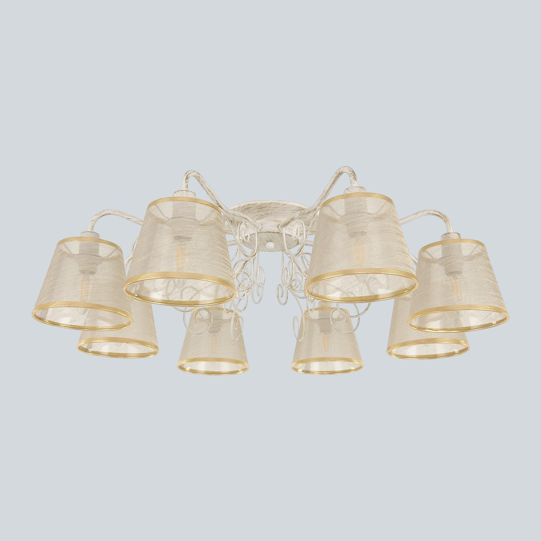 Люстра Arte Milano AM341120 / 341120/8 WT+G