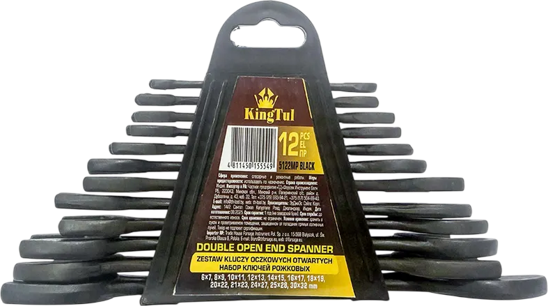 Набор ключей KingTul KT-5122MP Black (66633)
