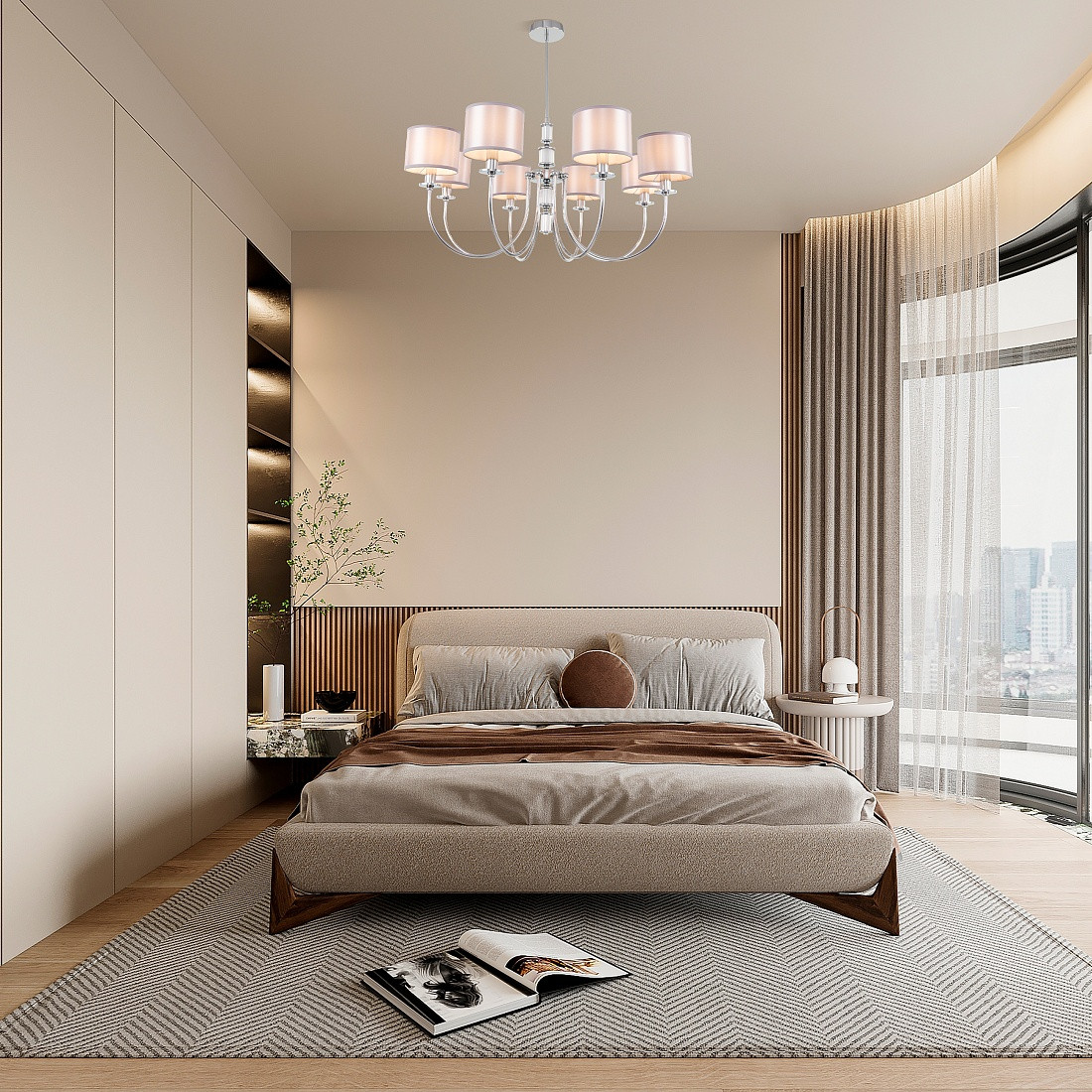 Люстра Arte Milano 348401/8 CR — фото 2