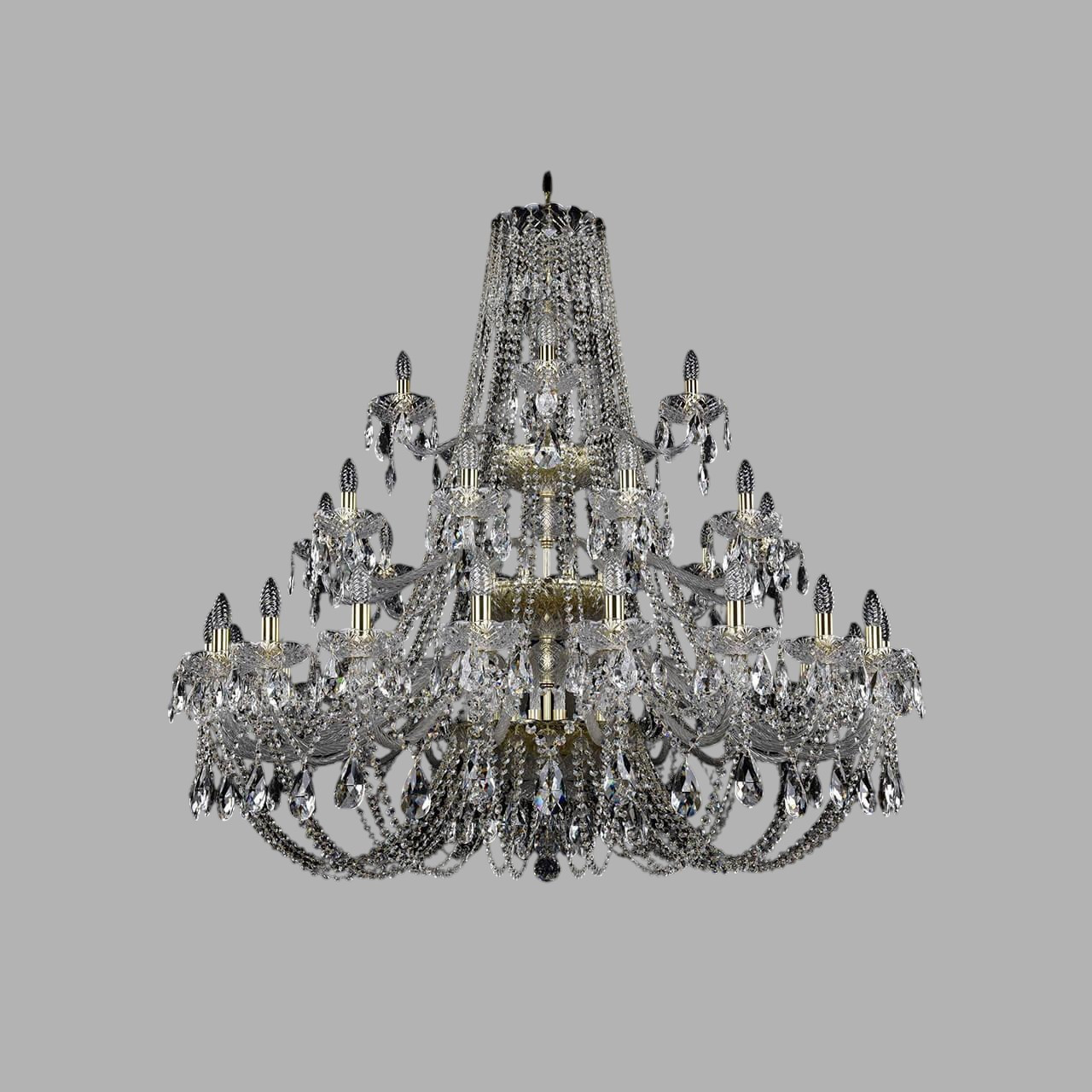 Люстра Art Classic 11.21.24+12+6.460.3d.Gd.Sp