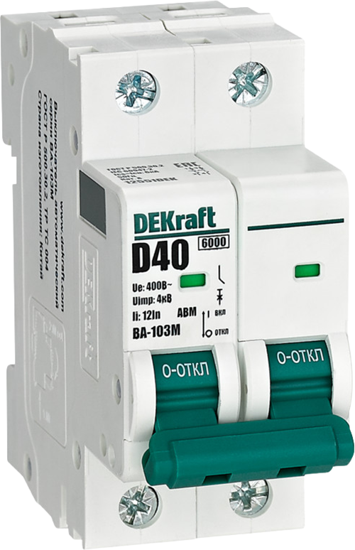 Выключатель автоматический DEKraft 12551DEK