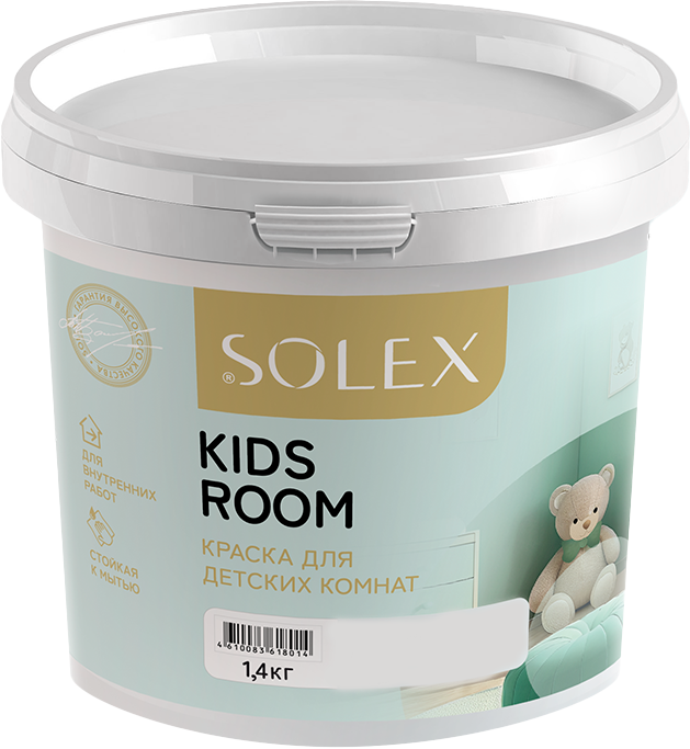 Краска Solex Kids Room (1.4кг, маршмеллоу)