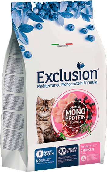 Сухой корм для кошек Exclusion Monoprotein Kitten Chicken С цыпленком (1.5кг)