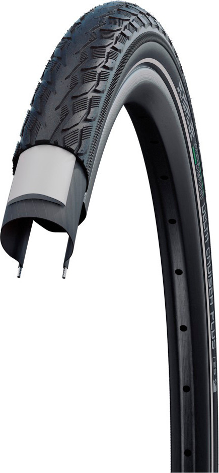 Велопокрышка Schwalbe 700x32C Delta Cruiser Plus Puncture Guard HS431 / 05-11101076.01