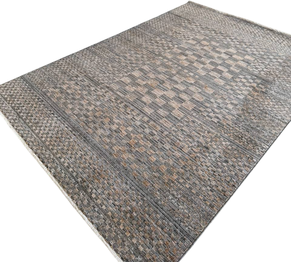 Коврик LAXMI Kyra 01962 прямоугольник (0.8x1.5, Grey/Grey)