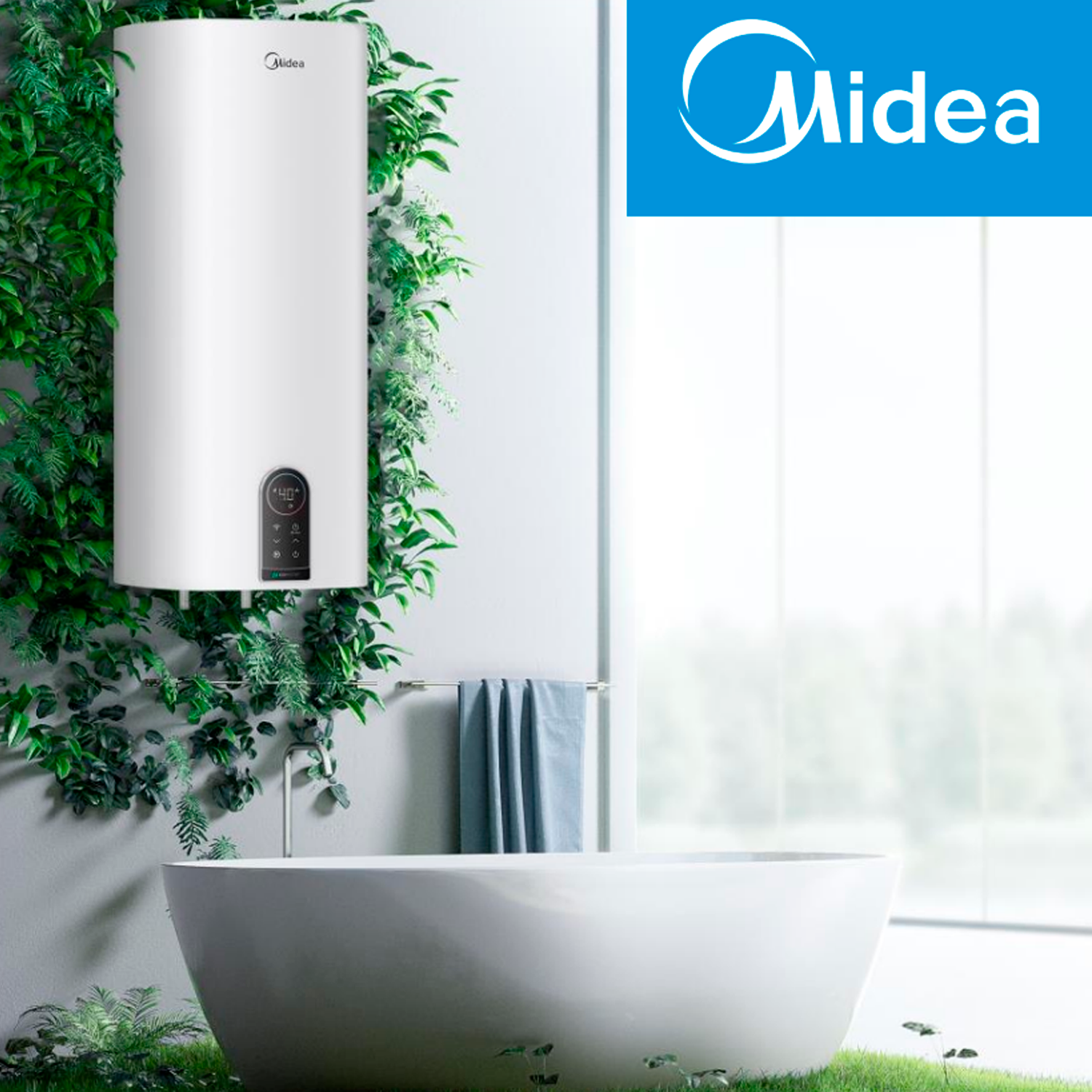 Накопительный водонагреватель Midea MWH80-20SQD-Ocean — фото 2