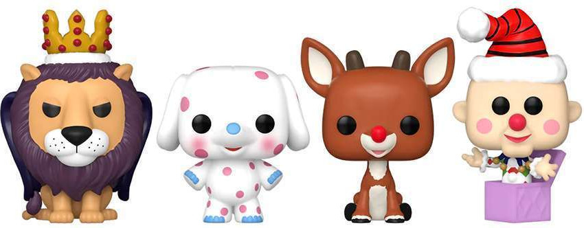 Набор фигурок коллекционных Funko POP! Pocket. Holiday Tree. Rudolph / Fun79943 (4шт)