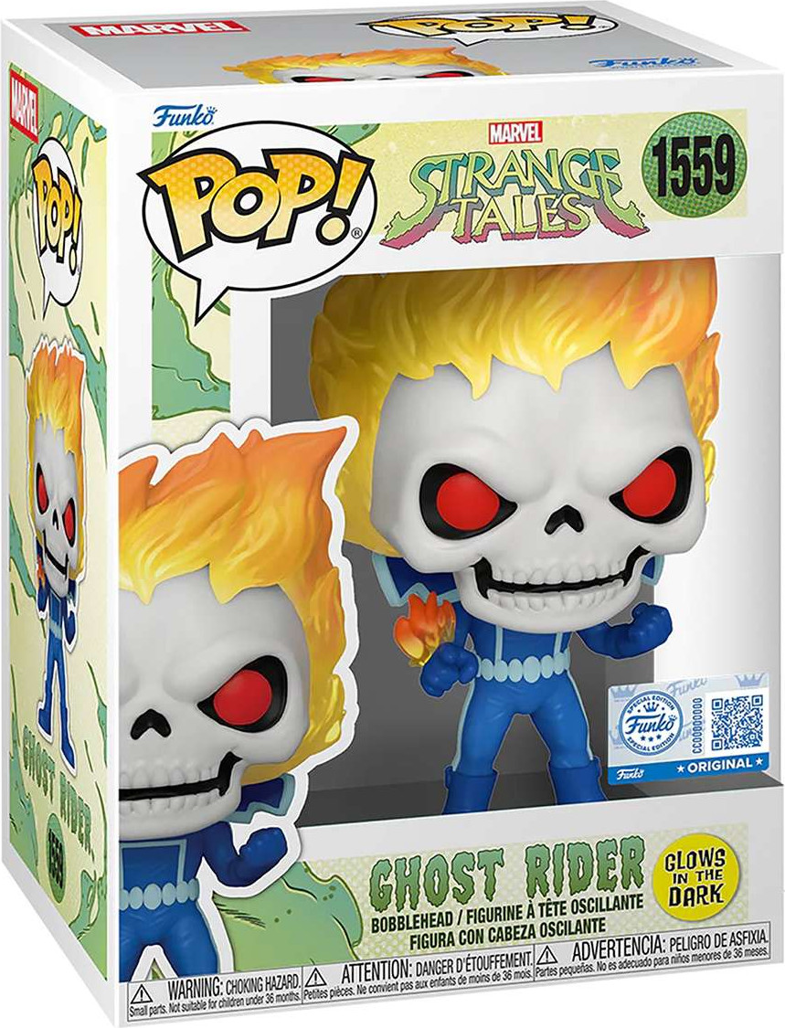 Фигурка коллекционная Funko POP! Bobble Marvel. Strange Tales. Ghost Rider GW Exc / Fun87248 — фото 2