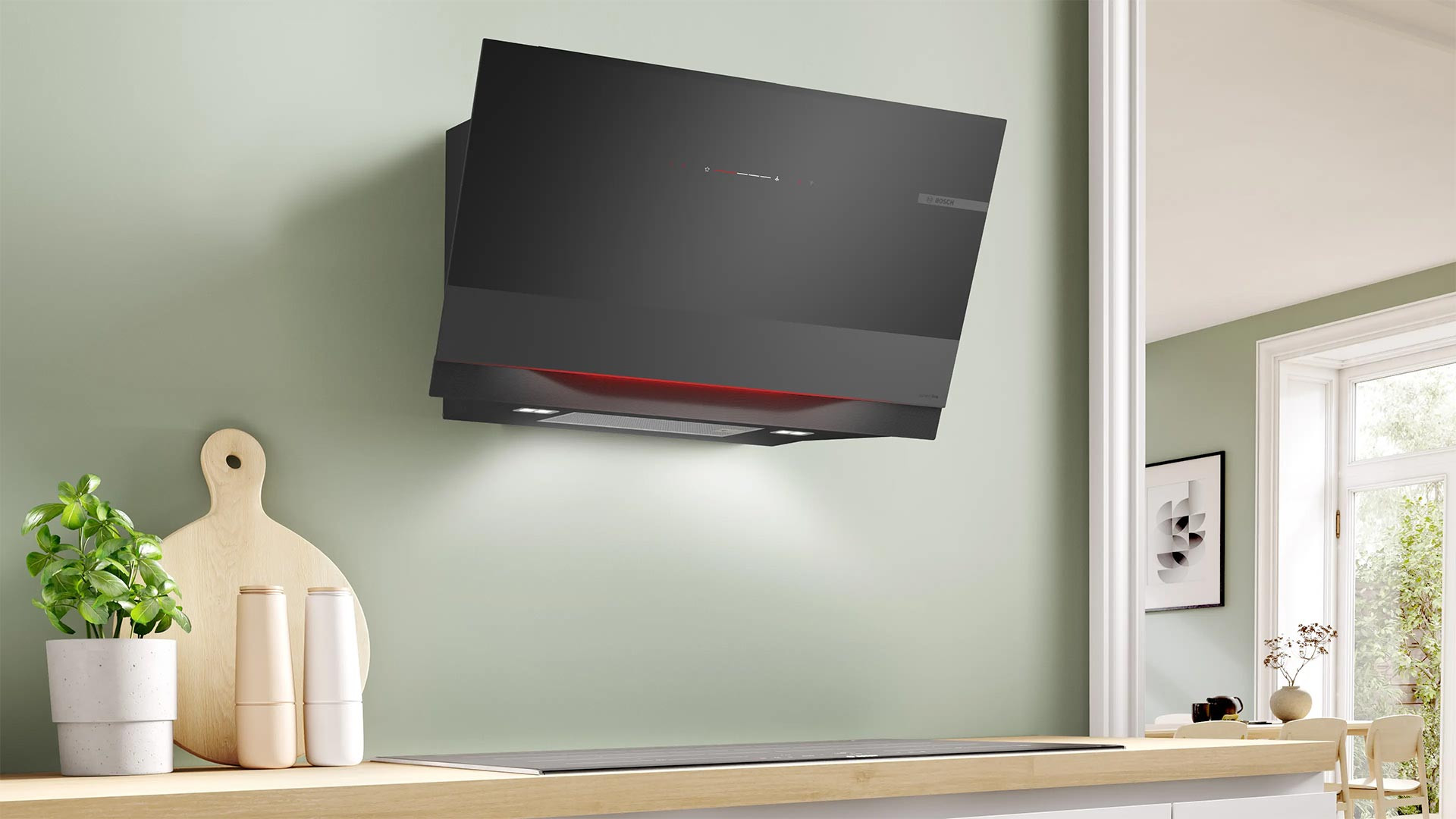 Вытяжка наклонная Bosch DWK91LT65 — фото 6