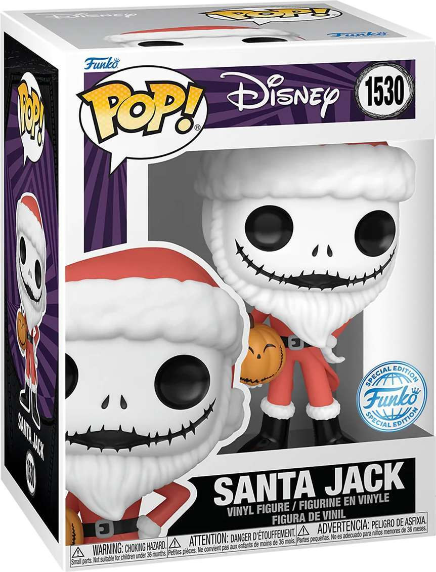 Фигурка коллекционная Funko POP! Disney. TNBC. Santa Jack w/Jackolantern Exc / Fun82861 — фото 2