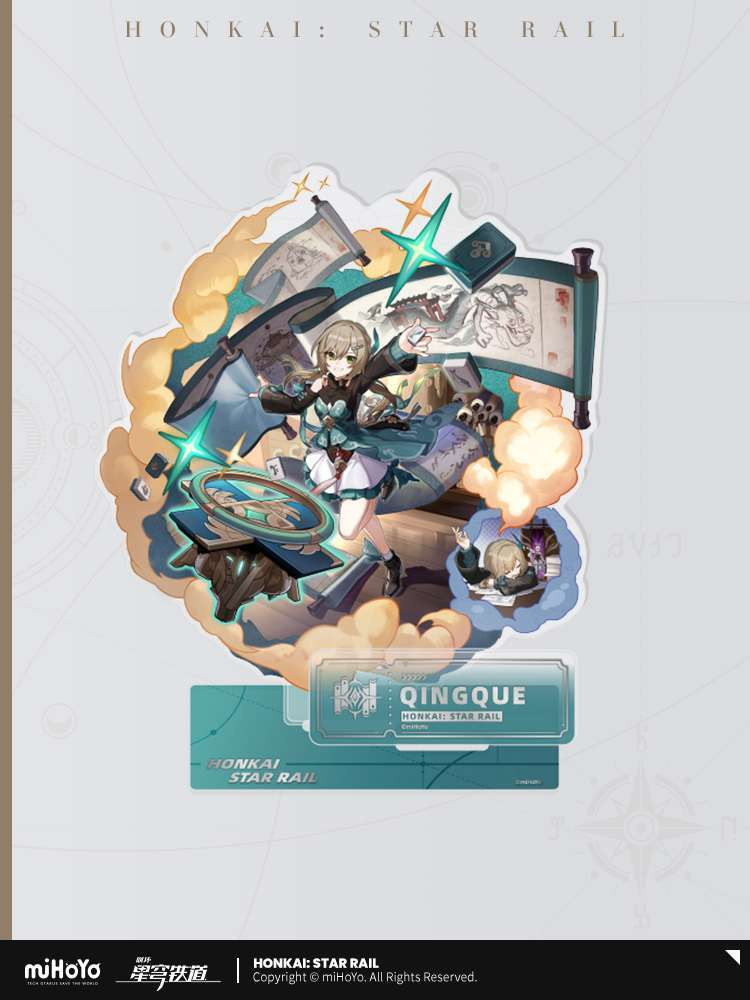 Фигурка коллекционная miHoYo Character Standee Erudition Qingque / HSR39 — фото 2