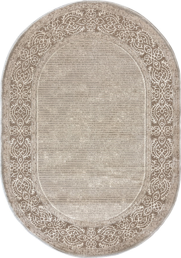 Ковер Bossan Saphir D562C-KREM-A.KAHVE-OVAL (1.6x2.3)