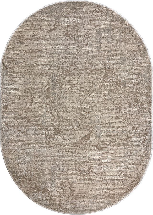 Ковер Bossan Saphir E431B-KREM-A.KAHVE-OVAL (1.6x2.3)