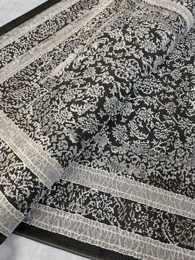 Ковер Bossan Saphir E627-BEJ-K.GRI-OVAL (1.6x2.3) — фото 2