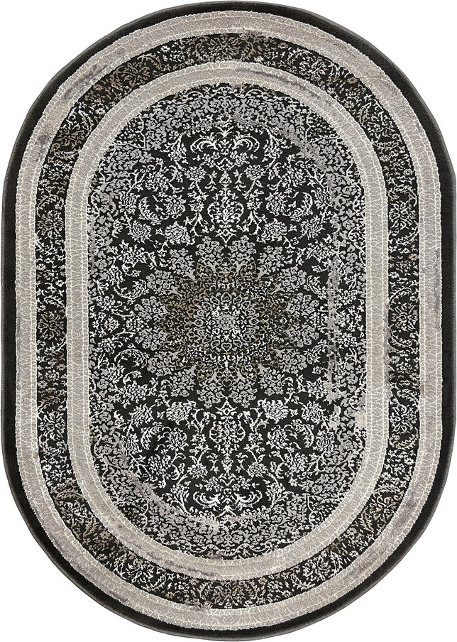 Ковер Bossan Saphir E627-BEJ-K.GRI-OVAL (1.6x2.3)