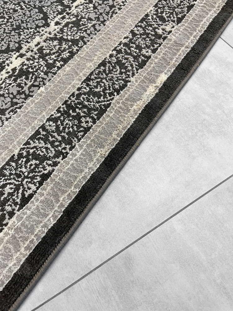 Ковер Bossan Saphir E627A-KREM-K.GRI (1.6x2.3) — фото 4