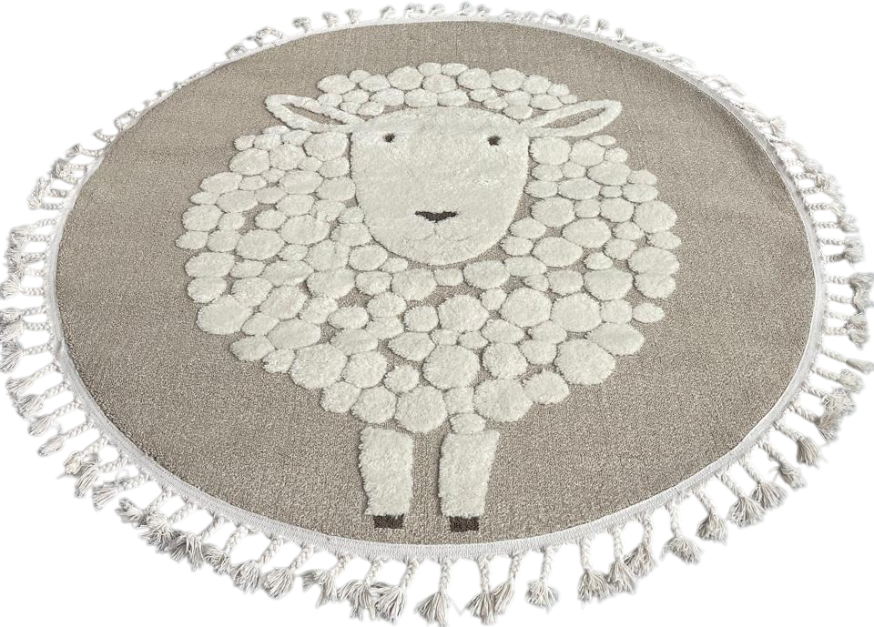 Ковер LAXMI Quincey 1094 круг (2.4x2.4, Cream/Beige)