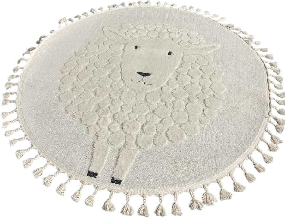 Ковер LAXMI Quincey 1094 круг (2.4x2.4, Cream/Cream)
