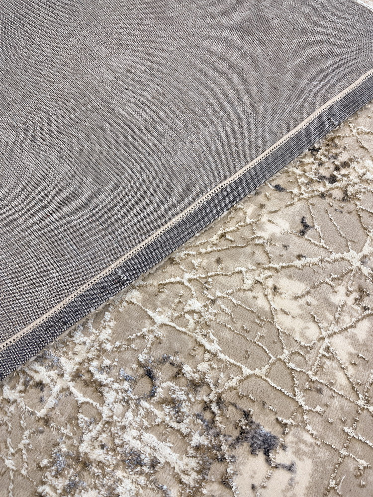 Коврик Behram Vegas T3753RE-L.BEIGE-D.GREY (0.8x1.5) — фото 4