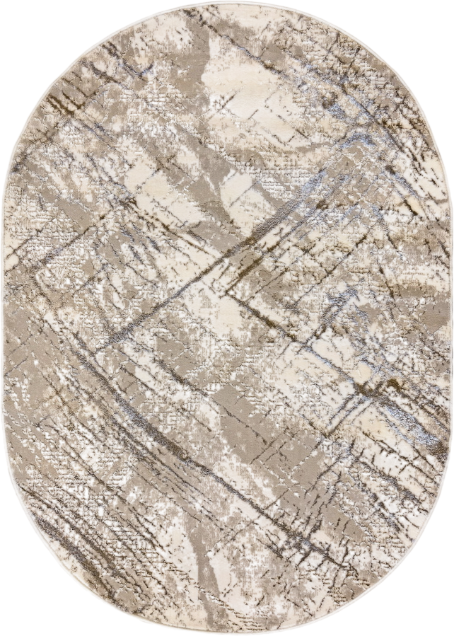 Ковер Behram Vegas T3746RE-CREAM-CREAM-OVAL (1.4x2)