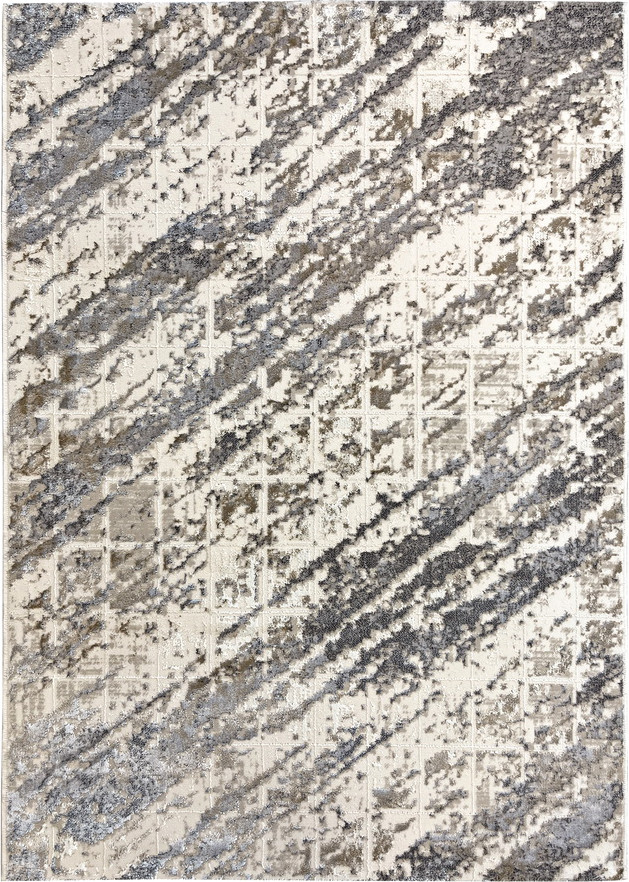 Ковер Behram Vegas T2187RE-CREAM-D.GREY (1.6x2.3)