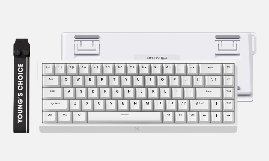 Клавиатура MCHOSE Ace 68 Ice Blue Magnetic switch / MC-Ace68-15 (белый) — фото 3