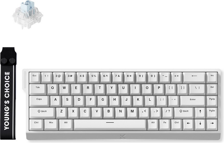Клавиатура MCHOSE Ace 68 Ice Blue Magnetic switch / MC-Ace68-15 (белый) — фото 2